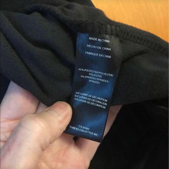 SOLD - Bebe Black Velour Hoodie - XL - NWT - Picture 7 of 12